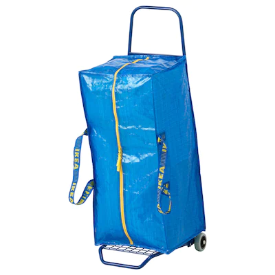 Frakta - Chariot de magasin pliable - L38 x P38 x H105 cm - Charge max. 30 kg - IKEA of Sweden_0