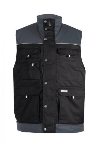 Gilet hiver sans manches Hulst - taille réglable, doublure polaire et multiples poches_0