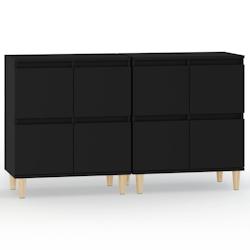 Helloshop26 - Buffet bahut commode armoire meuble de rangement organisateur cuisine salle de séjour salons lot de 2 60 x 35 x 70 cm 02_0036922 - 3000_0