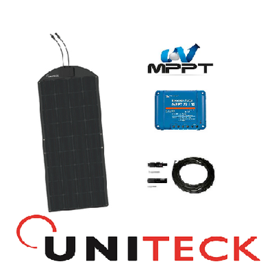 Kit solaire souple 150W 12V monocristallin MPPT - Panneau UNISUN 150.12 MF EFTE_0