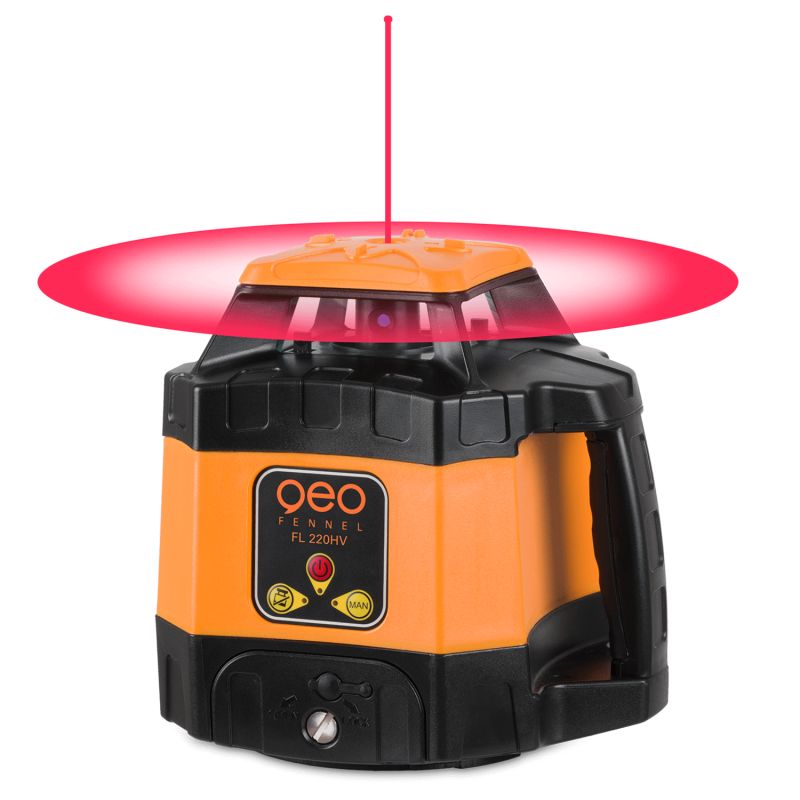 Laser rotatif FL 220HV - Geo Fennel GmbH - automatique horizontal et vertical - portée de 400 m de diamètre - IP54_0
