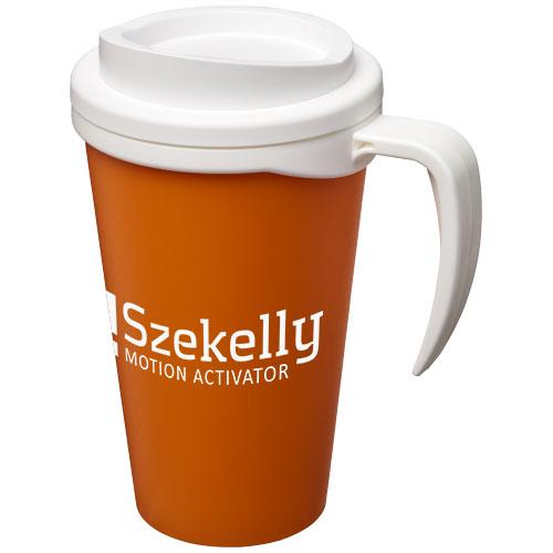 Mug isolant Americano® Grande 350 ml - double paroi, couvercle à visser et poignée intégrée_0