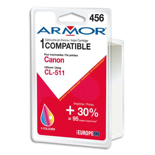 Armor cartouche compatible jet d'encre 3 couleurs canon cl-511 b20282r1_0