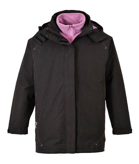 Parka 3 en 1 déperlante respirante femme, Coloris : Noir, Taille : L_0