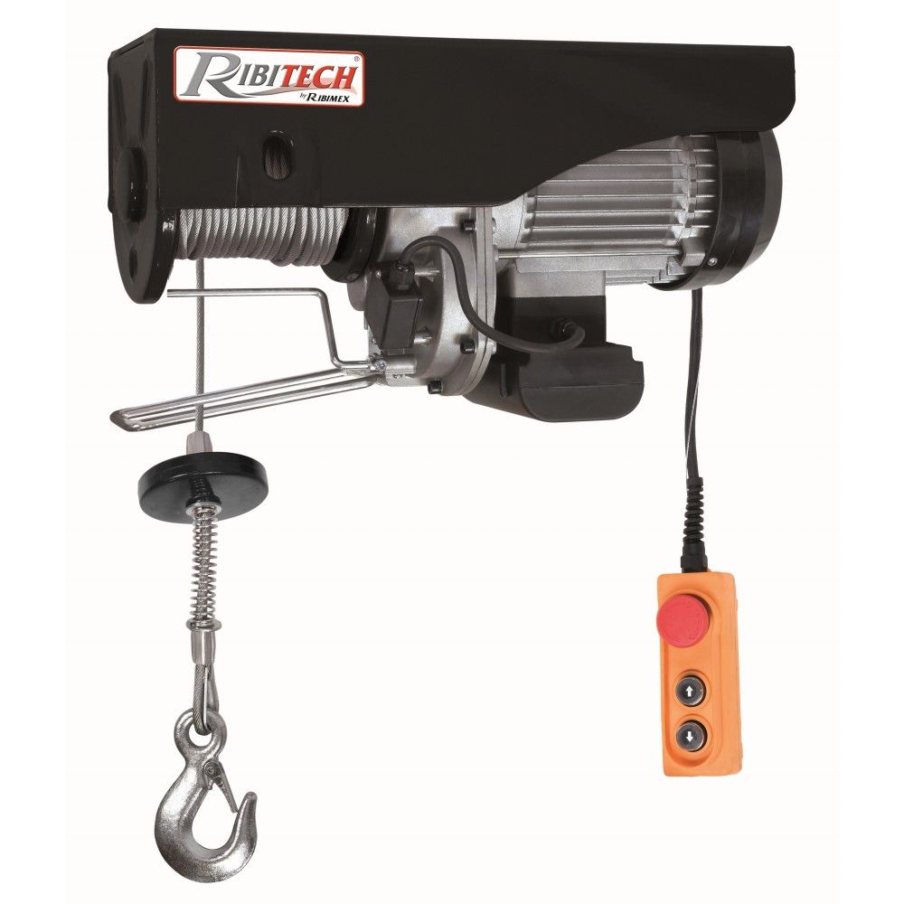 Pe495/990c - Palan Ribimex - Capacité 495 à 990 kg - Moteur électrique monophasé 230V - IP54_0