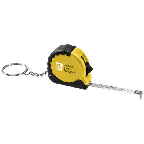 Porte-clés mètre-ruban 1 m Habana 10421103 - rétractable avec verrouillage, centimètres et pouces_0