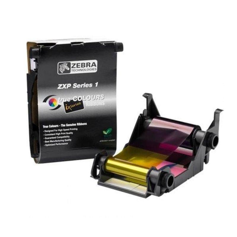 Ruban couleur YMCKO Zebra 800011-140 - 100 faces pour imprimante Zebra ZXP1_0