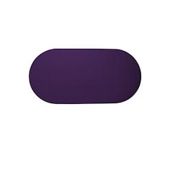 Stil Casa, set de 12 chemins de table unicolores, polyuréthane laminé cousu, 78xh. 38 cm, finition dollar purple. - RUN7838-VID_0