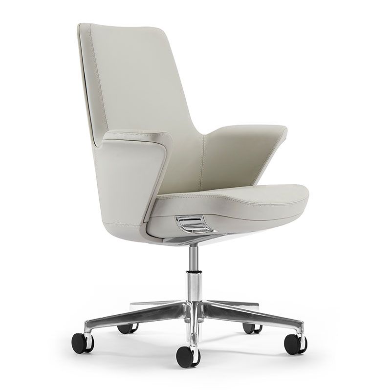 Summa - Fauteuil de bureau exécutif Humanscale en cuir personnalisable - Largeur 711.2 mm_0