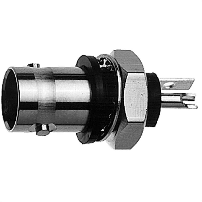 TELEGÄRTNER Prise BNC encastrée 50 Ohms, avec bride isolante noire_0