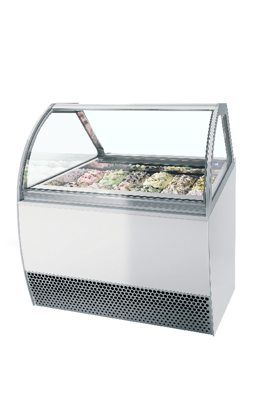 Vitrine ventilée pour glace en bac TEFCOLD MILLENNIUM LX12_0