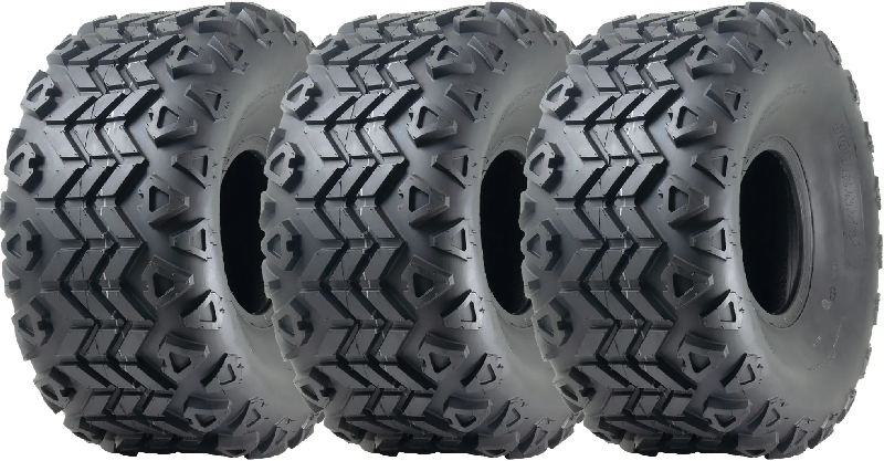 25x13.00-9 Utility ATV Gator Tyres P3026B Grass Mower 4-ply Tubeless (Set of 3)_0