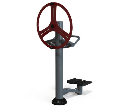 Appareil de fitness de plein air - Duo Twister Barreur S0208 - Structure robuste et dimensions optimisées_0