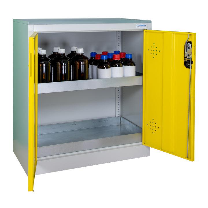 Armoire produits dangereux bicolore basse 2 portes 155 L - AZ110 - Vert_0