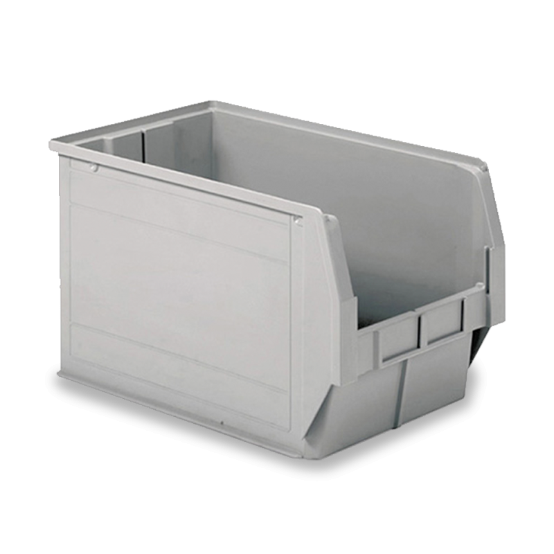 Bac à bec gerbable 42L - Dimensions 500x310x300 mm - Polypropylène, coloris gris_0