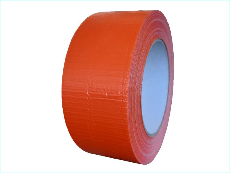 Bande toilée ORANGE 48 mm x 33 m Support 80 - Réf BT48O-3_0