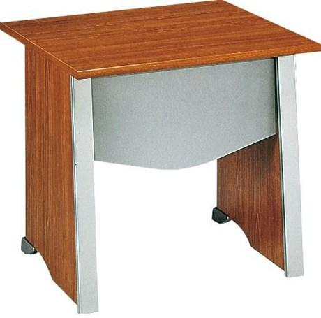 BUREAU POSTE INFORMATIQUE POIRIER MAMBO PIED PANNEAUX L.80 CM