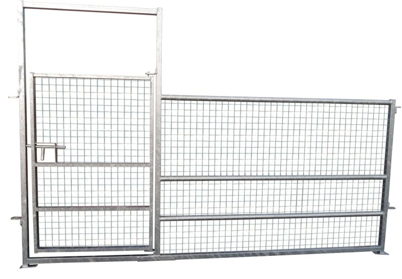 Cbcgp 4030 - Barrières de contention grillagée basse avec portillon intégré - pour bovins, ovins et porcins_0