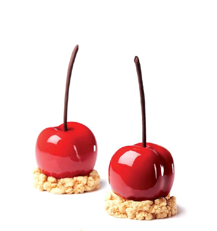 Cerise/Pêche  - Moule en silicone Tutti Frutti Pavoni Italia - 20 empreintes_0