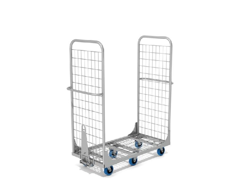 Chariot bords de ligne - dimensions 1200x600x1600 mm - socle en fil_0