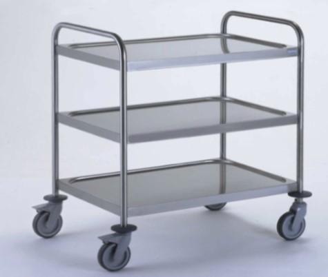Chariot de service en inox - fabriqué en France - CHARSERV-TE02_0