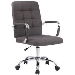 CLP Fauteuil de bureau Deli Pro tissu Gris foncé - gris textile 151694256_0