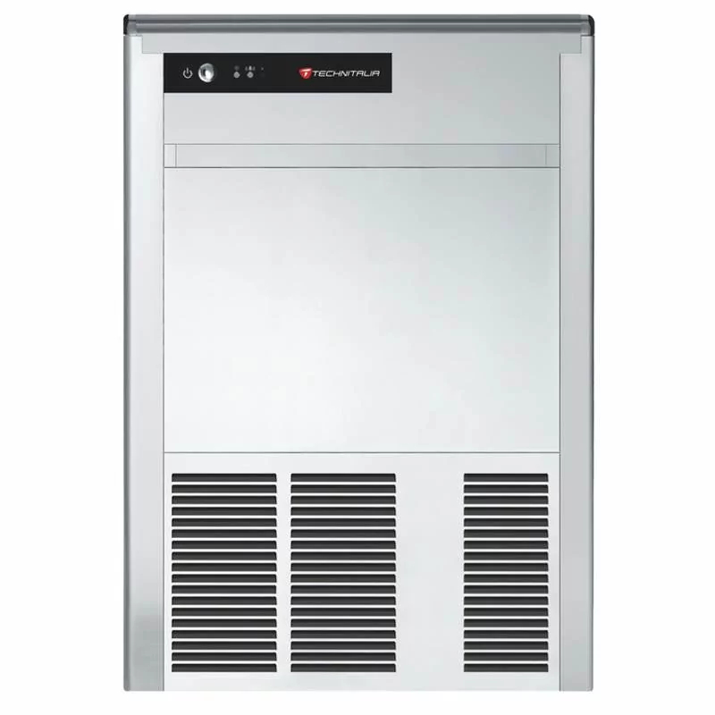 Machine à glaçons - refroidissement à eau - 75 kg/24h - acier inox AISI 304 - marque Technitalia_0