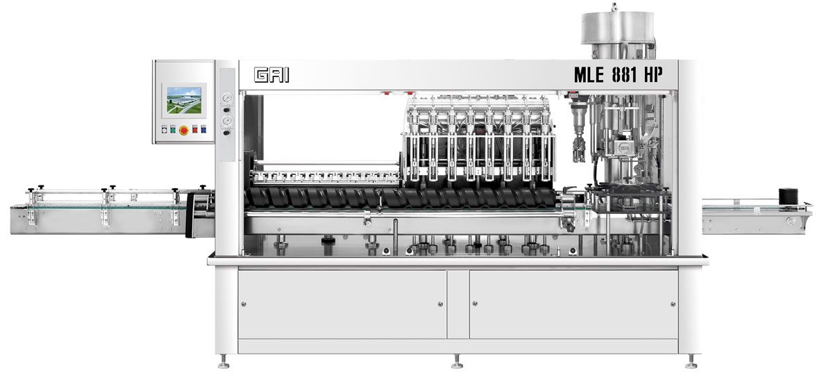 Mle 881 hp - matériels d'embouteillage alimentaires - gai france - cadence : jusqu’à 1 250 bouteilles /heure_0