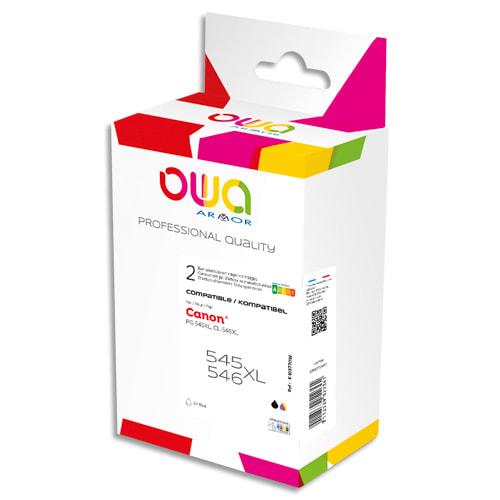 Owa cartouche compatible noir+couleur 545/546xl k10377ow_0
