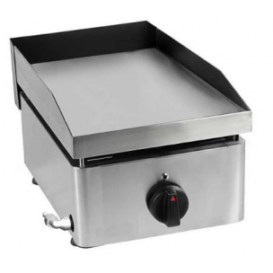 Plancha gaz acier rectifié - plaque de cuisson 8 mm en acier trempé - utilisation intensive - SAYL_0