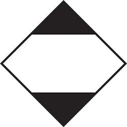 Plaque-étiquette de danger ADR - Quantité limitée LQ - 30x30 cm - Support magnétique - Réf. 46612_0