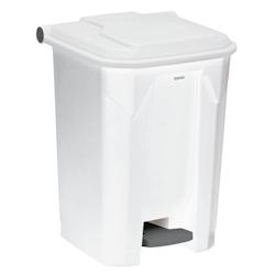 Rossignol - Poubelle de tri à pédale 50L UTILO - blanc/blanc - blanc plastique 54040_0