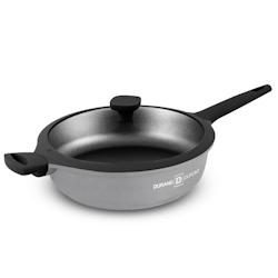 Sauteuse Fonte D'aluminium 28 Cm Avec Couvercle Chambord Titane St28tfi Durant Dupont - 3662738030017_0
