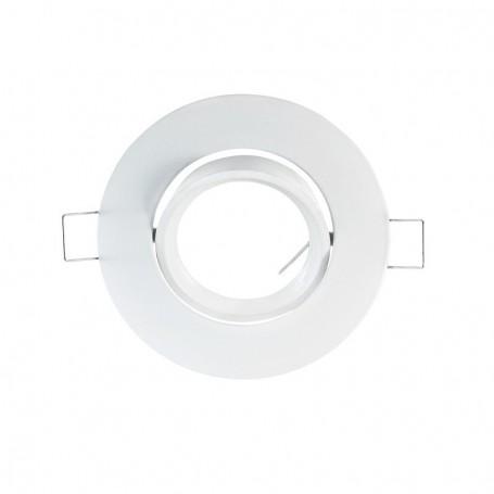 Support de spot rond blanc - diamètre 92mm - modèle 221_0