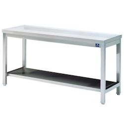 Mastro Table Inox de Travail avec Étagère - Gamme 600 - Virtus - l- L60- P60- h85- - 7864909899560_0