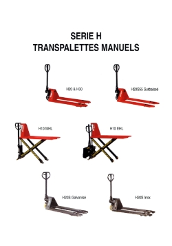 Transpalettes manuelles série h_0