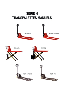 Transpalettes manuels série H - robustes et polyvalents_0