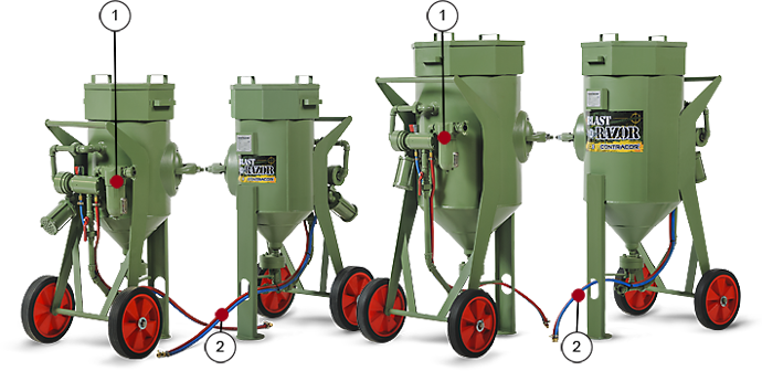 Unités de commande à distance Blastrazor Z-25 RC / Z-50 RC - Nettoyage par projection abrasive de structures métalliques et surfaces en béton_0
