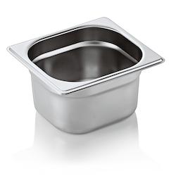 Bac GN 1/6 en Acier au nickel-chrome 1,6 L H 100 mm Was Germany - multi-matériau 7016 100_0
