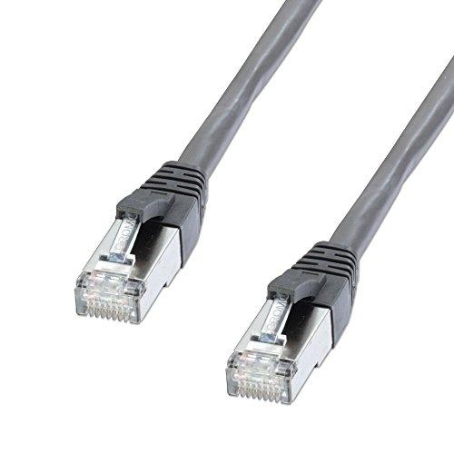 Câble réseau patch S/FTP Cat.6 - Gris anthracite, 3m - Lindy 47214 avec connecteurs RJ45 blindés_0