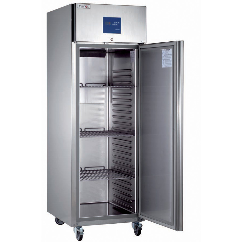 Aisi 304 armoire frigorifique inox 18/10, gn2/1, 700l_0