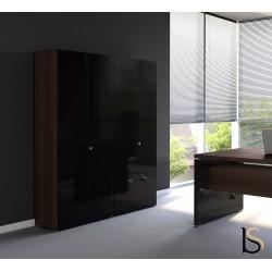 Armoire haute avec portes battantes brillantes - Mito MDD_0