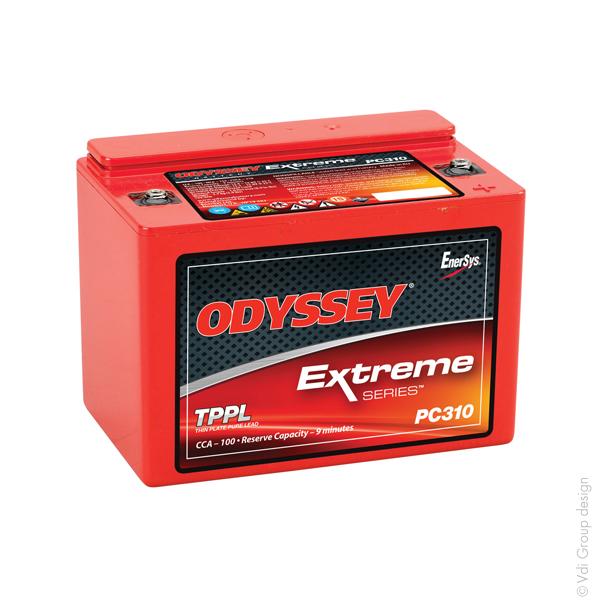 BATTERIE DÉMARRAGE HAUTE PERFORMANCE ODYSSEY EXTREME PC310 12V 8AH M4-F_0