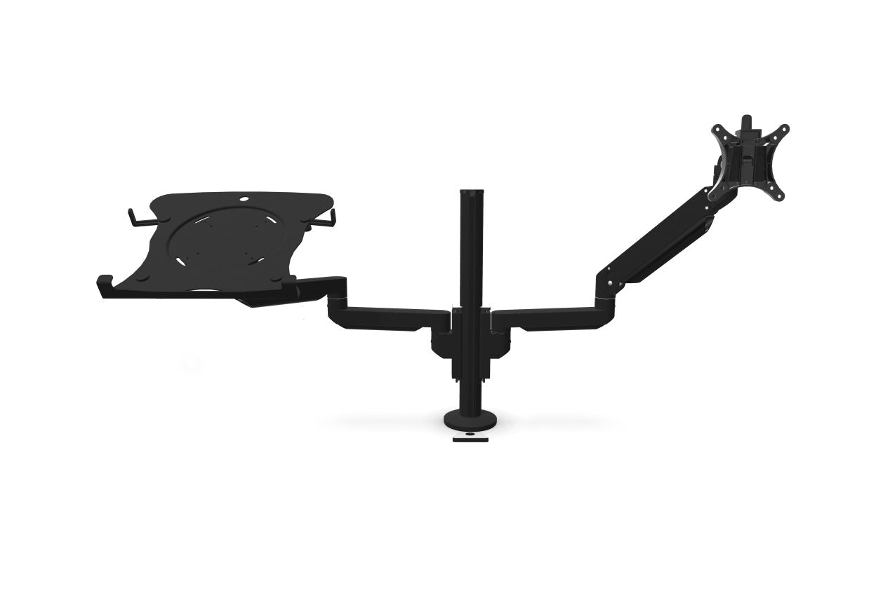 Bras modulable et configurable sur-mesure - support d'ordinateur portable - rotation 360° - poids supporté 2 à 24 kg - garantie 5 ans_0