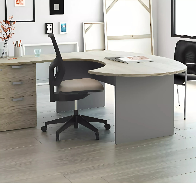 Bureau d'angle avec caisson