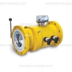 Compteur gaz à turbine trz 2 certifié mid équipe de 2 doigt de gant elster - série trz_0