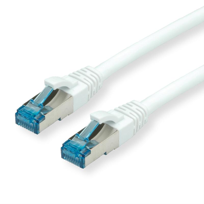 Cordon VALUE Cat.6A (Classe EA) / 10 Gigabit S/FTP, LSOH, blanc, 7 m_0