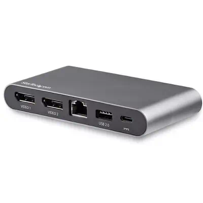 Dock USB-C à  double affichage Displayport 4K - Mini Station d'Accueil - Power Delivery Passthrough 1_0