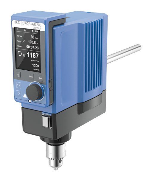 Eurostar 200 Control - Agitateur à hélice de laboratoire IKA - Capacité d'agitation jusqu'à 100L (H2O) - Haute viscosité et malaxage intensif_0