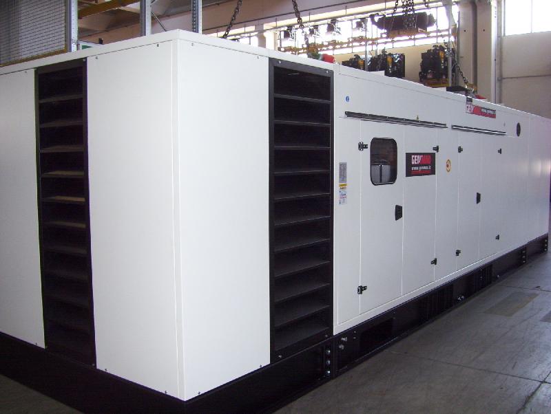 Groupe électrogène industriel 1000 kVA - Moteur Perkins - Génératrice Meccalte - Super insonorisé_0